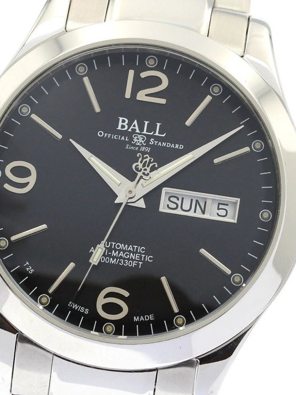 BALL WATCH Engineer 3 Ohio NM9126C-S14J-BK Day date Automatic Men's Watch_939779